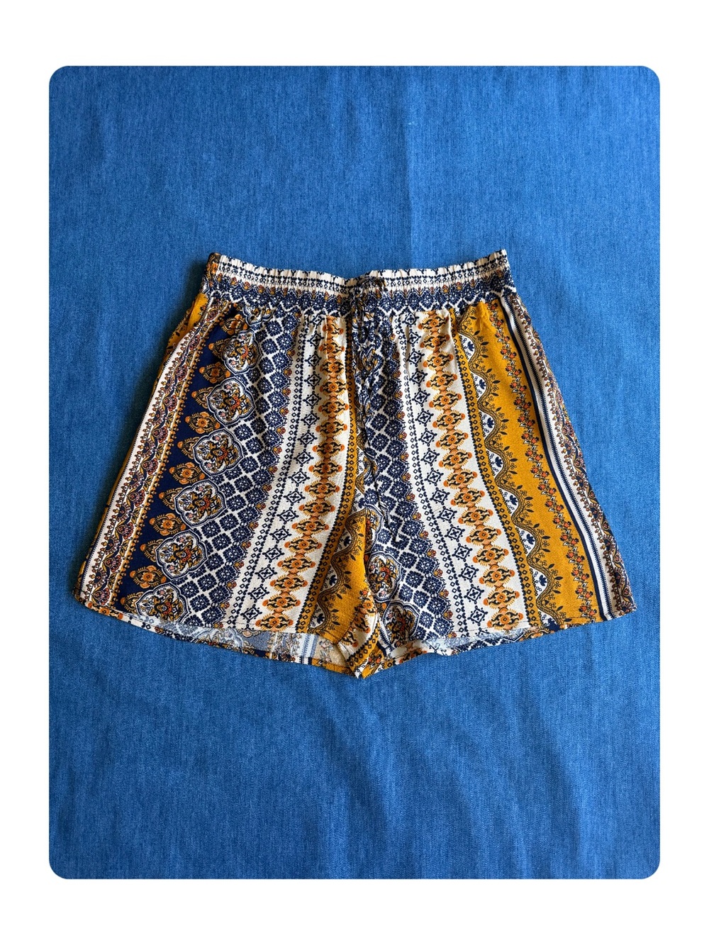 ★ Mlle Gabrielle “Bohemian” Fashion Forward Spring Casual Shorts - Paisley ★